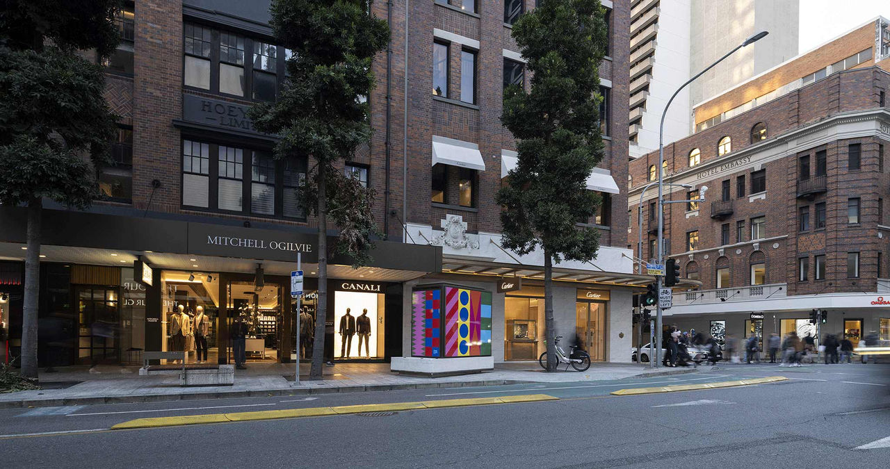 'Signs and Symbols' by Craig & Karl, Edward Street, 2025.