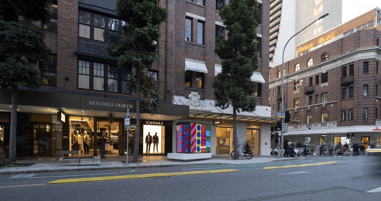 'Signs and Symbols' by Craig & Karl, Edward Street, 2025.
