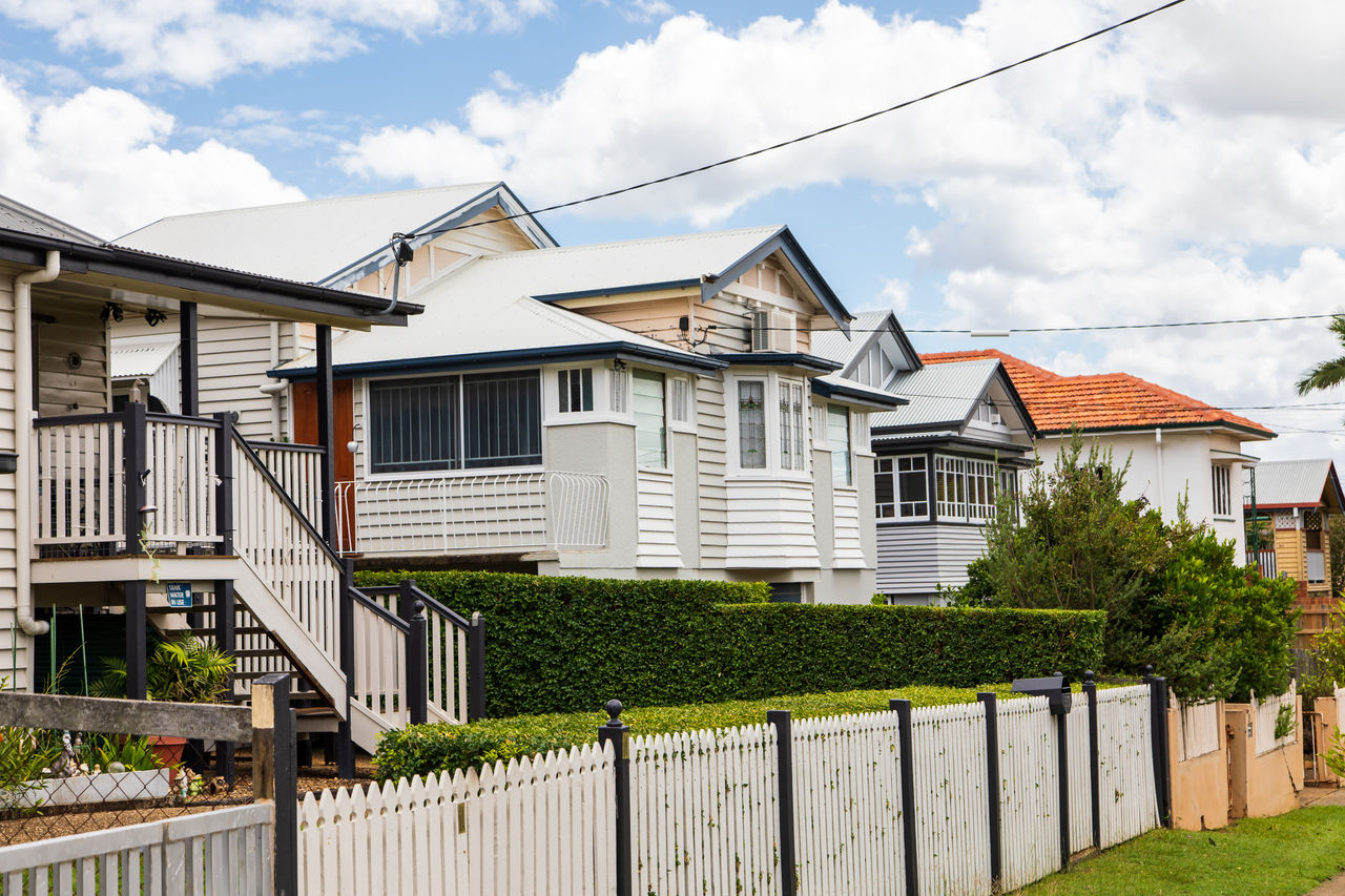 Row of character houses in Moorooka.