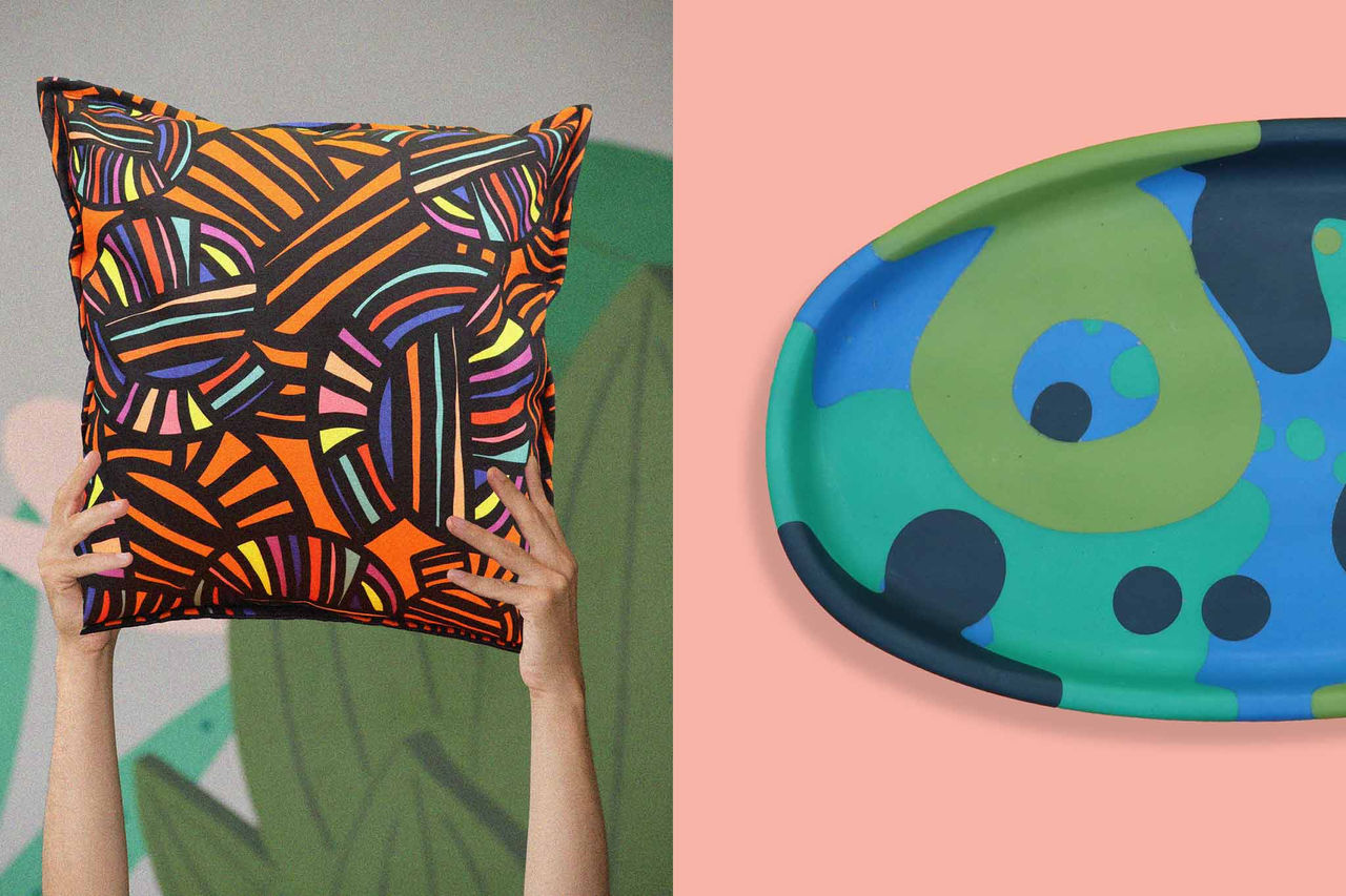 This image shows products created by Eccentric Republic. This business is to be displayed in the showcase at Subruban Business Hub.