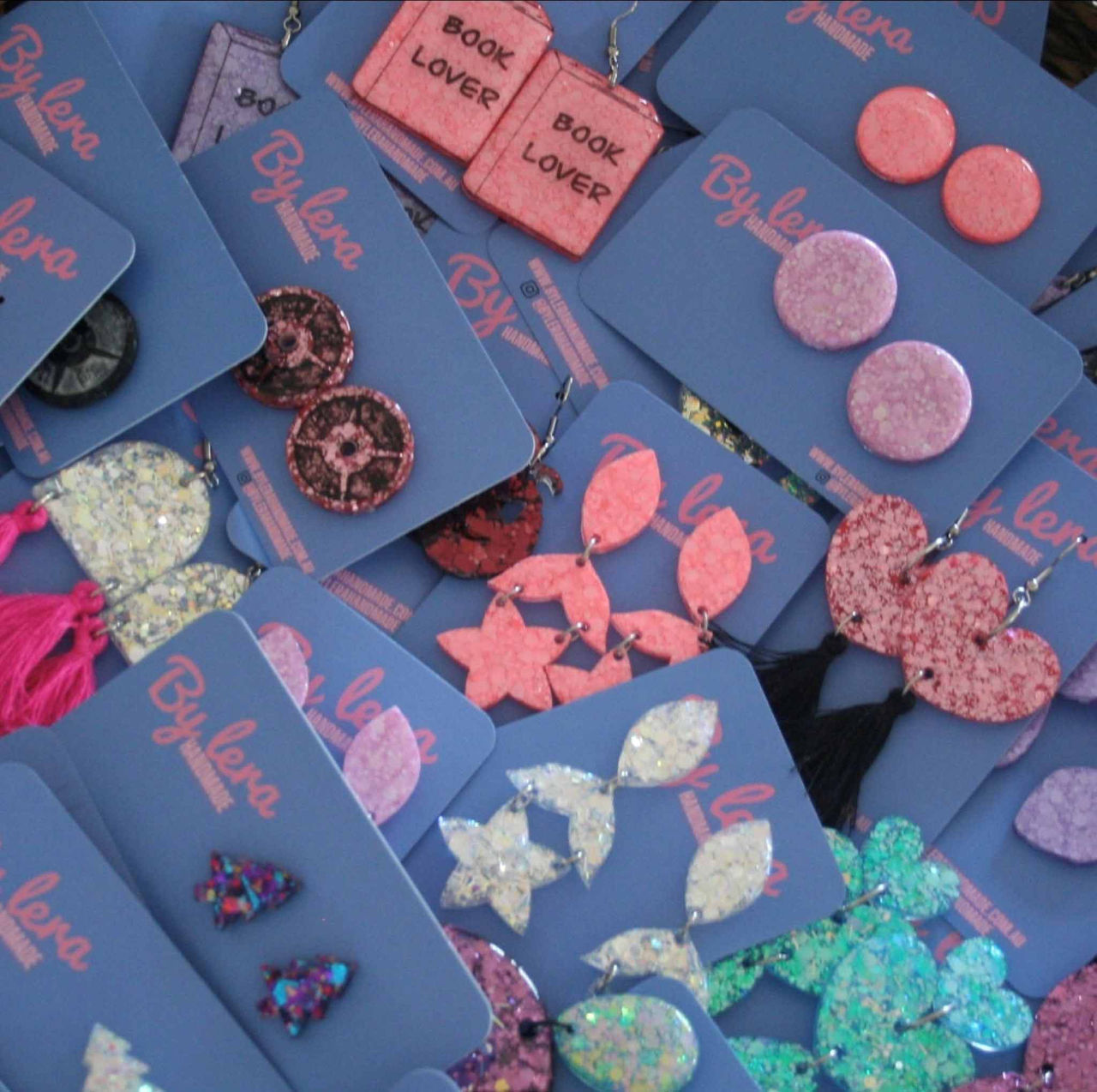 This is an image of products created By Lera Handmade to be displayed at Suburban Business Hub.