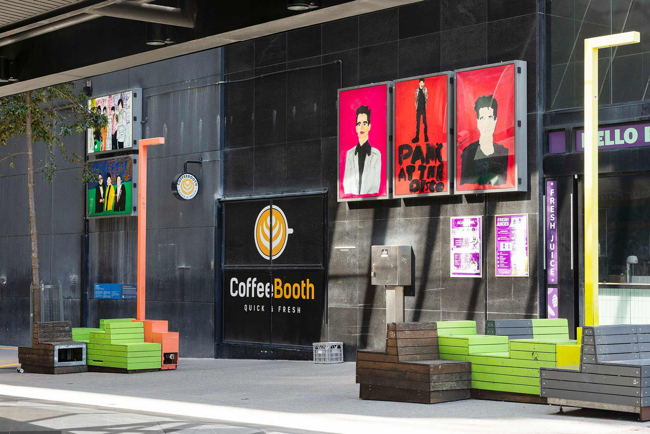 Artwork by Ruby Herrenberg for AMPLIFY ME! Outdoor Gallery exhibition.