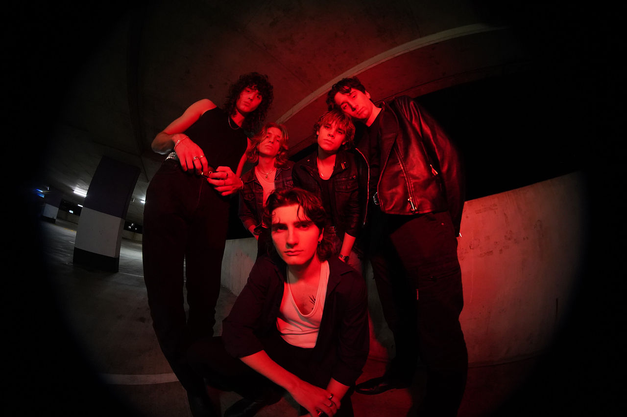 The QUBE finalist Tear Drive looking at camera.