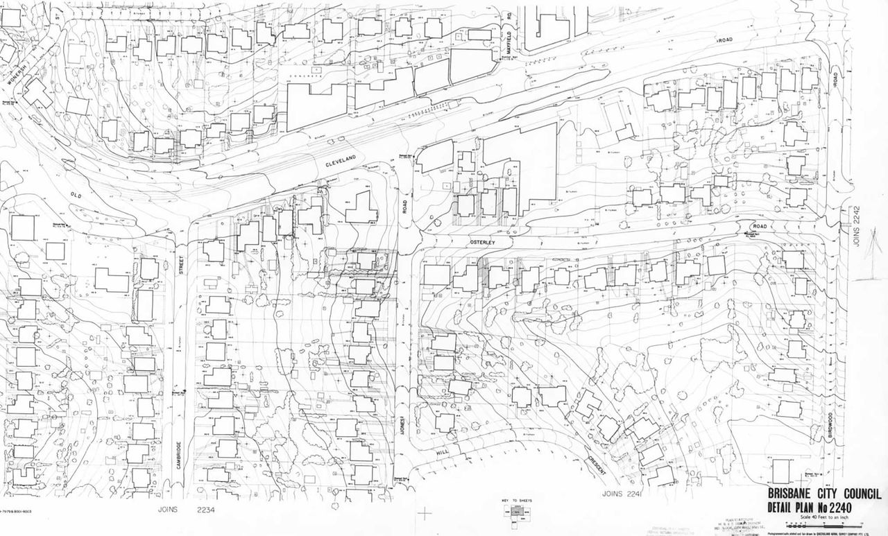Brisbane City Council detail plan no. 2240, circa 1964.