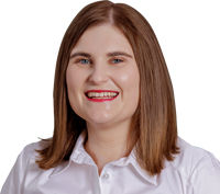 Portrait of Councillor Julia Dixon looking at camera.