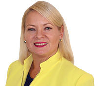 Portrait of Councillor Krista Adams looking at camera.