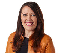 Portrait of Councillor Sarah Hutton looking at camera.