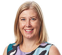 Portrait of Councillor Nicole Johnston looking at camera.