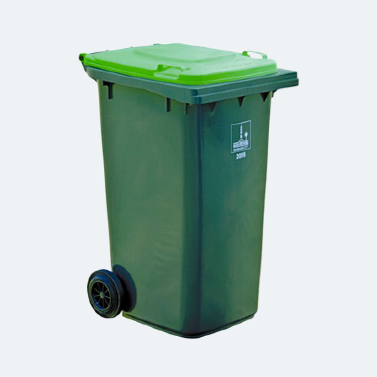 Green waste bin - 240 litre wheelie bin. 