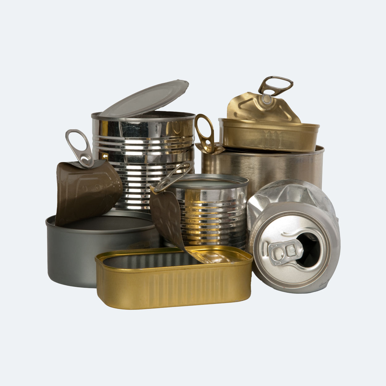 Different metals materials.