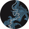 An illustration of the shape of the Oxley Creek catchment.
