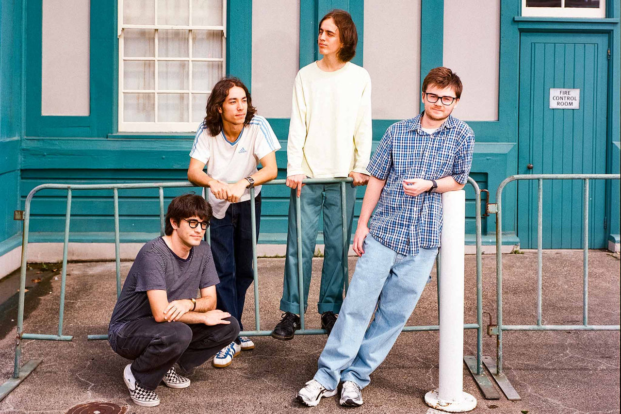 Band members from the band, The Lazy Eyes.