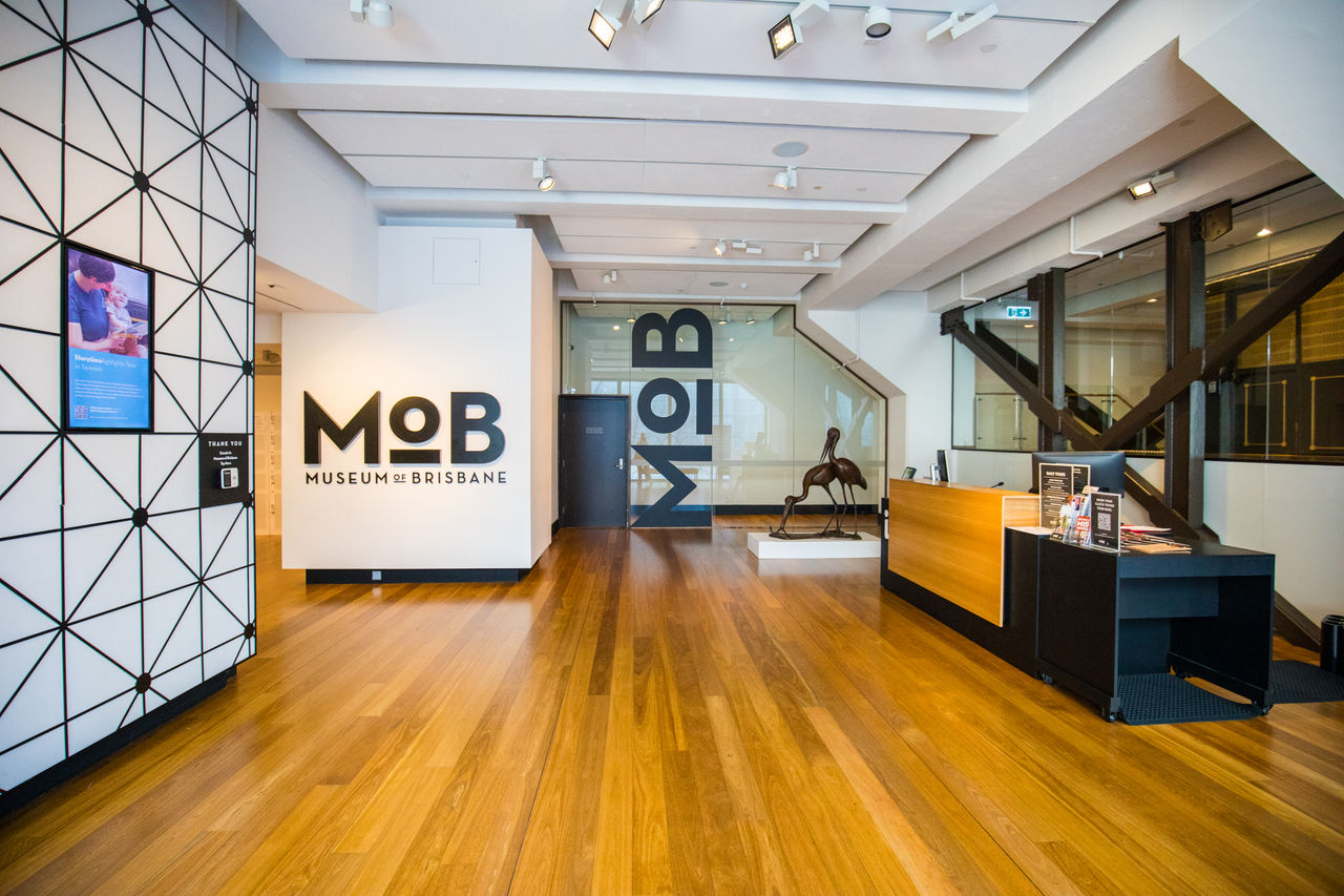 Museum of Brisbane entry foyer.