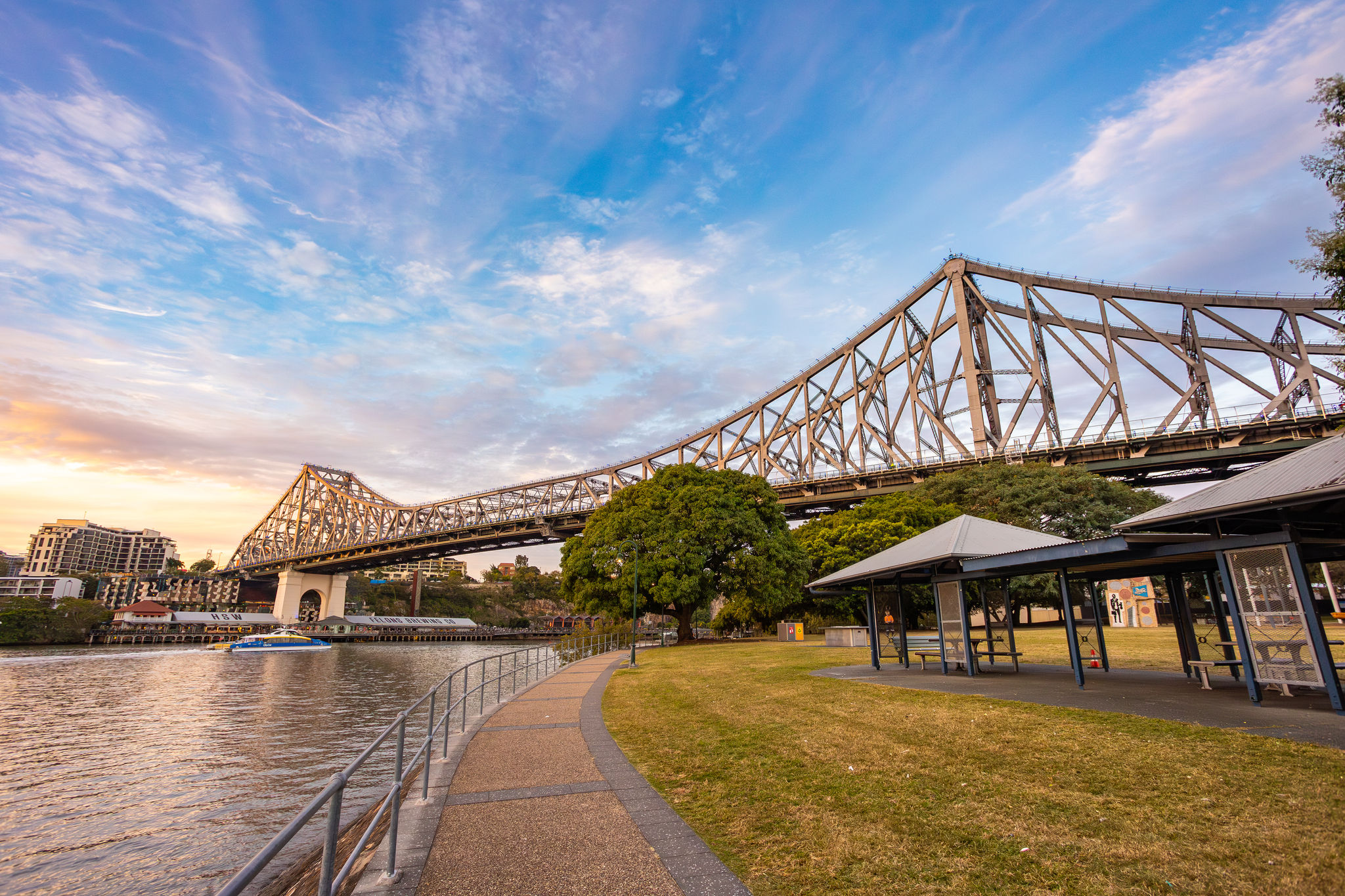 The Story Brige taken at sunset