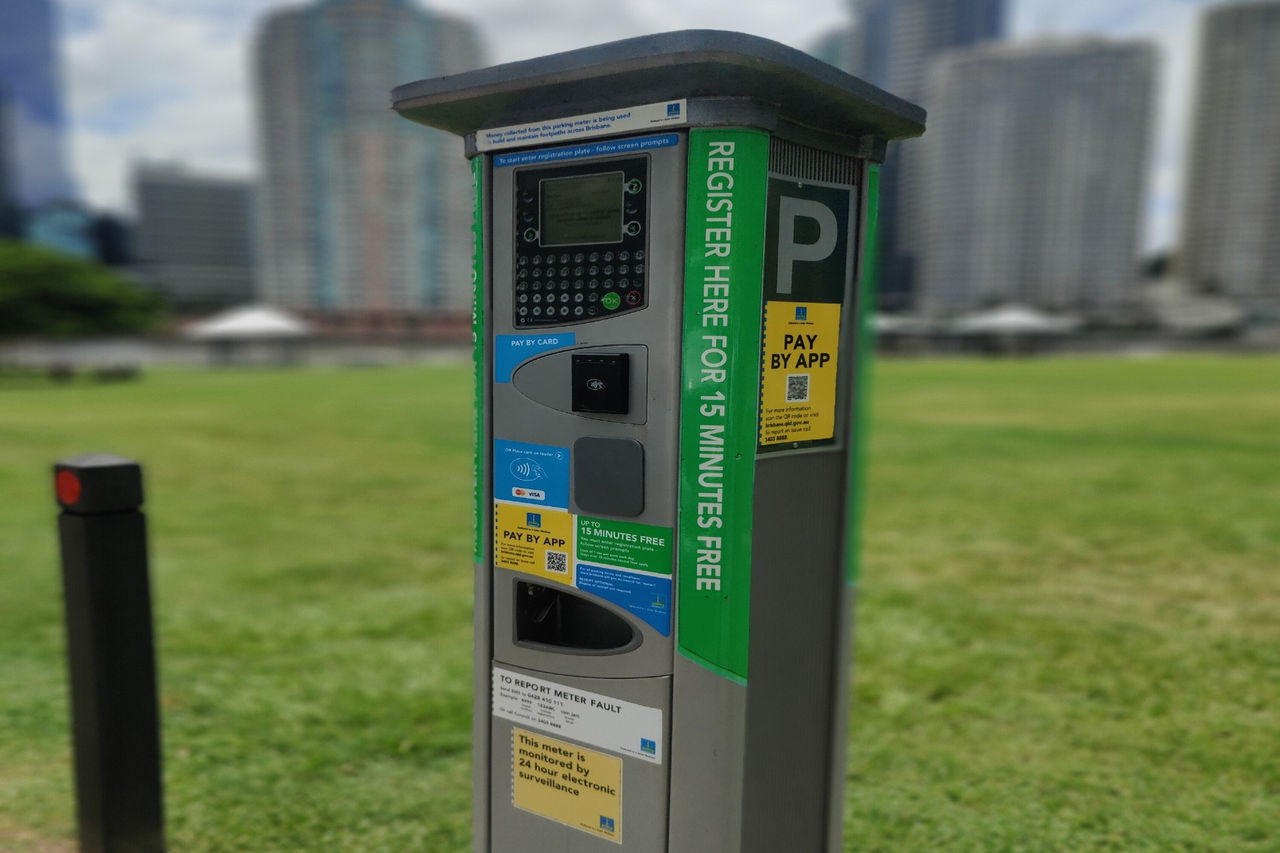 Car parking meter in Brisbane.
