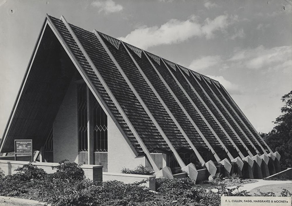 Historic photograph of the Memorial Church of our Lady of Mount Carmel at Coorparoo, taken in 1965