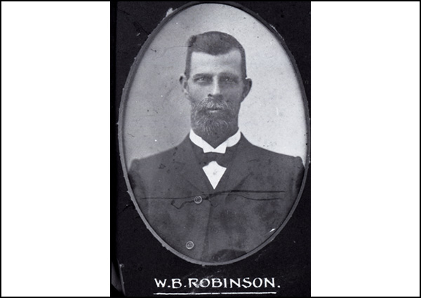 Historical photograph of W.B. Robinson