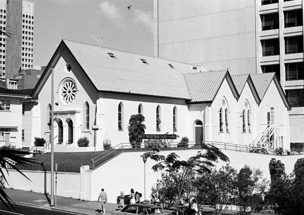 Historical image of Ann Street Presbyterian Church 1975