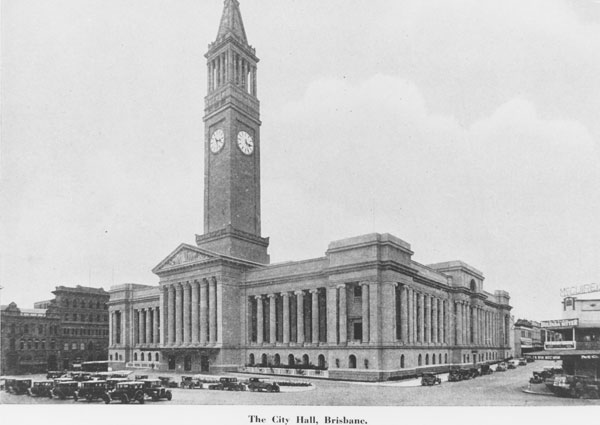 Historical image of Brisbane City Hall in Brisbane - 1930