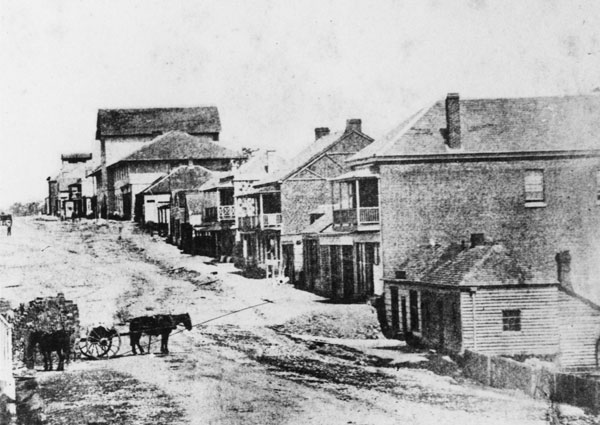 Historic image of view of Queen Street - 1859