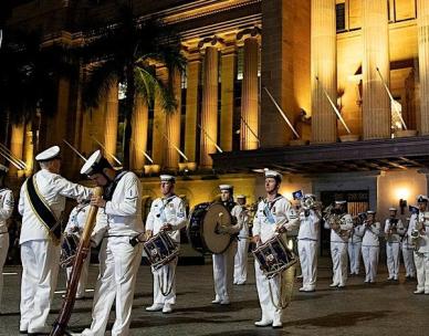 Royal Australian Navy 'Beat to Quarters' & Ceremonial Sunset
