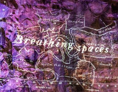 Outdoor Gallery: Howard Smith Wharves art projection - Jenna Lee's 'Breathing Spaces'