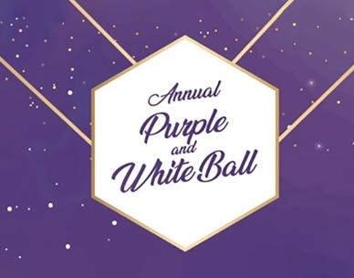 Purple and White Ball 2023
