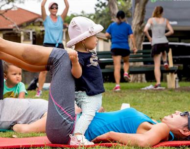 Mums and bubs yoga