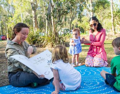 Bush Kindy and Library stories and rhymes