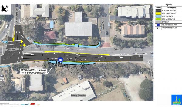 Project plan of Gailey Road and Sir Fred Schonell Drive intersection