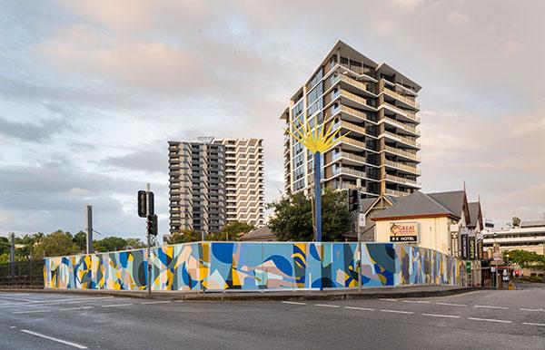 Brisbane Canvas -High Street Toowong artwork