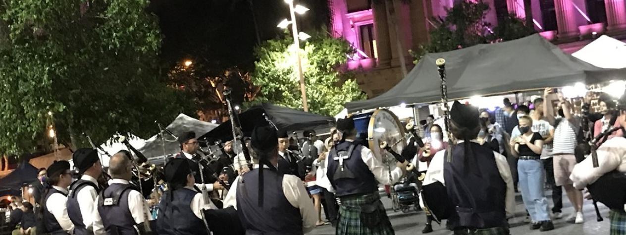 Bands in Parks: Pipers in the Square
