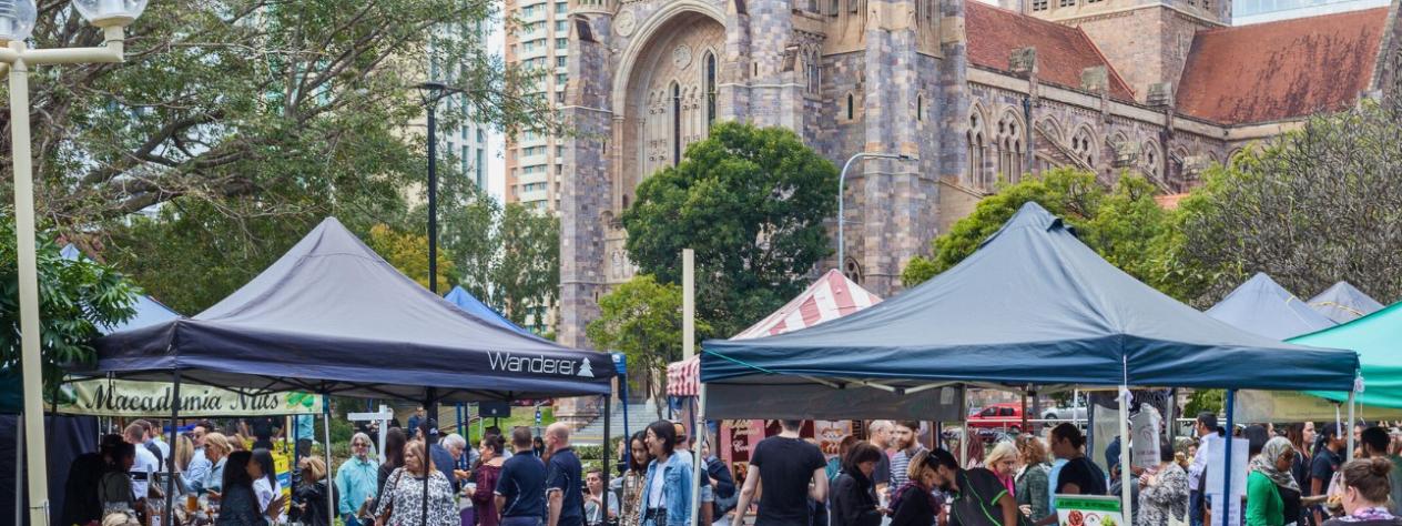 Brisbane City Markets - Cathedral Square