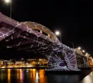 William Jolly Bridge Projection: Universal Span by Sandra Selig.